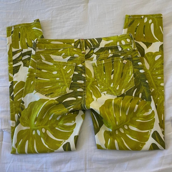 Kate Spade Leaf Print Jeans 🌴 - Picture 4 of 7